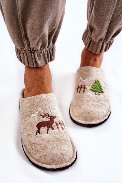 mājas čības Big Star KK276016 smilšu krāsas mājas čības Big Star KK276016 smilšu krāsas