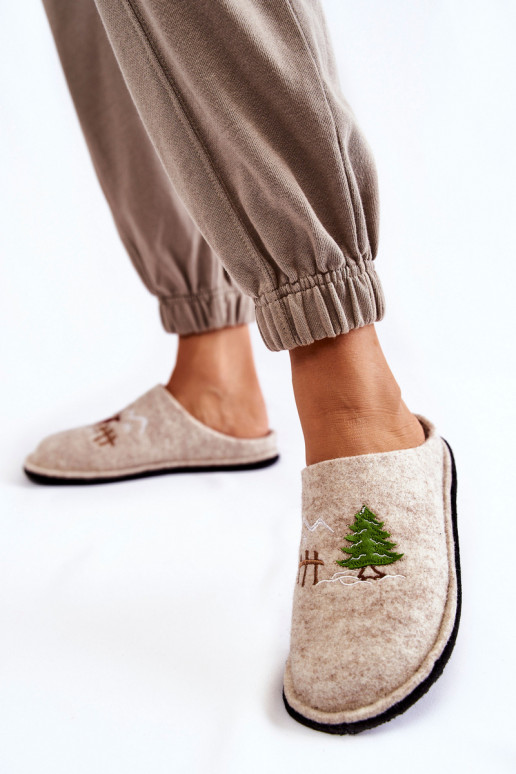 mājas čības Big Star KK276016 smilšu krāsas mājas čības Big Star KK276016 smilšu krāsas