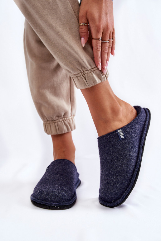 Klasiska modeļa Čības Big Star KK276013 tumši zilas krāsas Klasiska modeļa Čības Big Star KK276013 tumši zilas krāsas