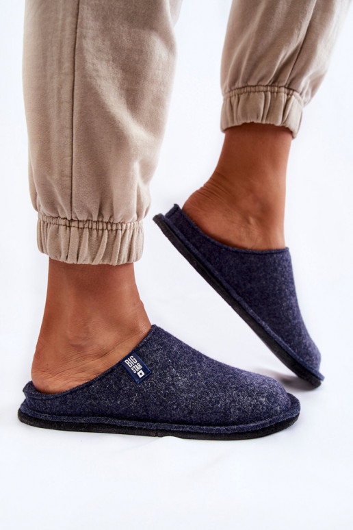 Klasiska modeļa Čības Big Star KK276013 tumši zilas krāsas Klasiska modeļa Čības Big Star KK276013 tumši zilas krāsas