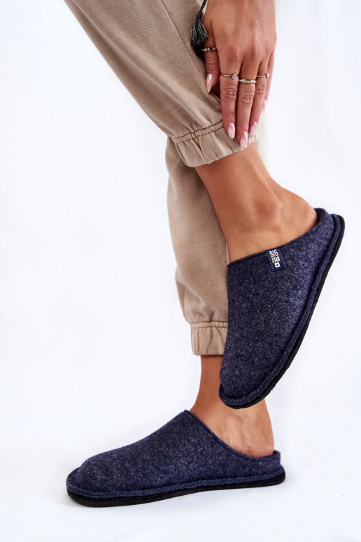 Klasiska modeļa Čības Big Star KK276013 tumši zilas krāsas Klasiska modeļa Čības Big Star KK276013 tumši zilas krāsas