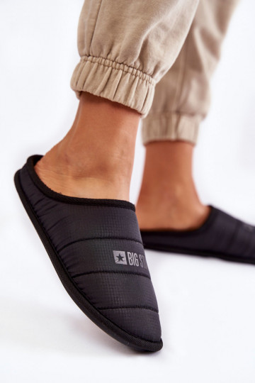 Klasiska modeļa čības Big Star KK274602 melnas krāsas