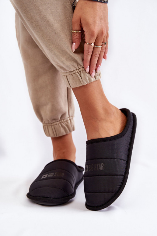 Klasiska modeļa čības Big Star KK274602 melnas krāsas Klasiska modeļa čības Big Star KK274602 melnas krāsas