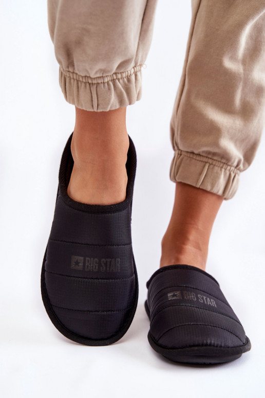 Klasiska modeļa čības Big Star KK274602 melnas krāsas Klasiska modeļa čības Big Star KK274602 melnas krāsas