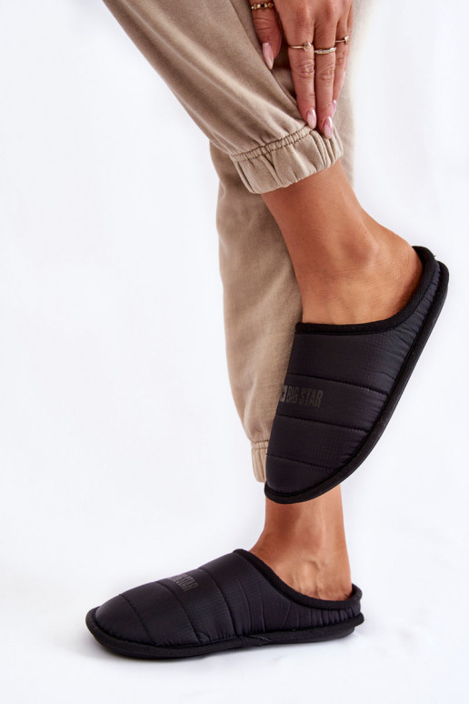 Klasiska modeļa čības Big Star KK274602 melnas krāsas Klasiska modeļa čības Big Star KK274602 melnas krāsas