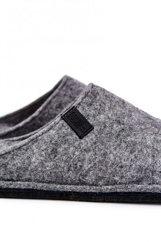 Klasiskas vīriešu čības Big Star KK176001 Pelēkas krāsas