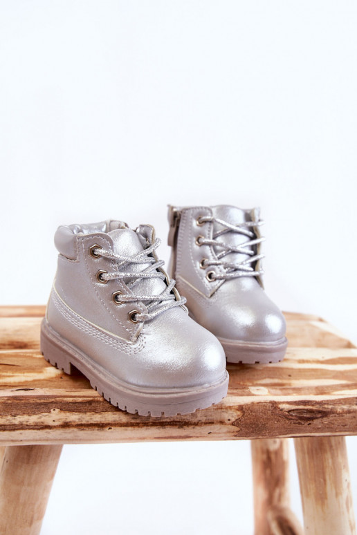 Bērnu apavi ar rāvējslēdzējiem Sudraba krāsas Dexter Bērnu apavi ar rāvējslēdzējiem Sudraba krāsas Dexter