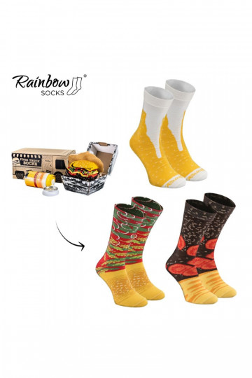 Zeķu komplekts Food Truck Socks Box  3 Pāris 2