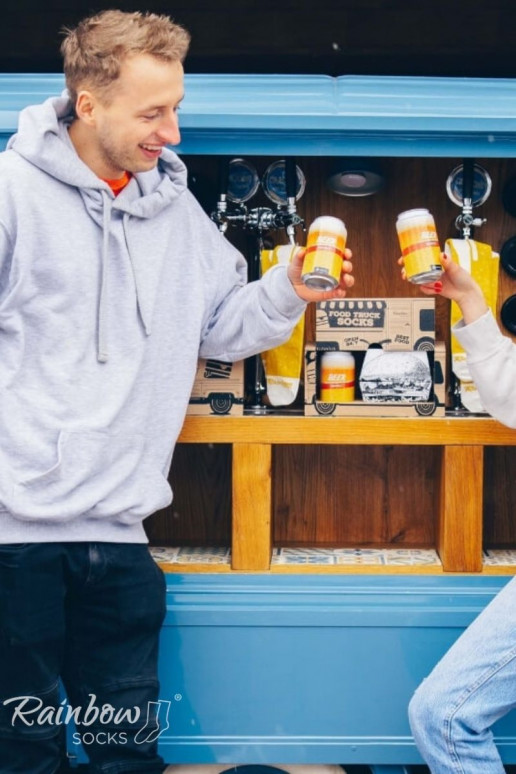 Zeķu komplekts Food Truck Socks Box  3 Pāris Zeķu komplekts Food Truck Socks Box  3 Pāris