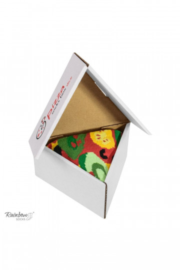 Varavīksnes zeķes  1 Pāris Pizza