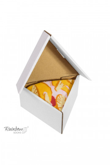 Varavīksnes zeķes  1 Pāris Pizza