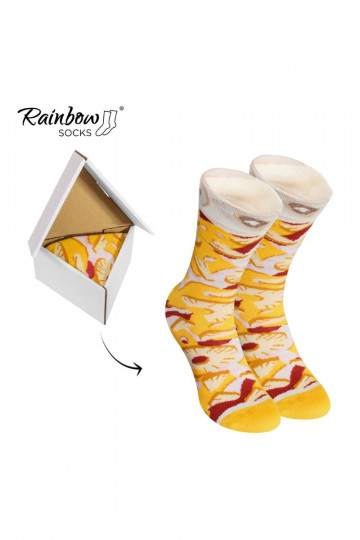 Varavīksnes zeķes  1 Pāris Pizza 2