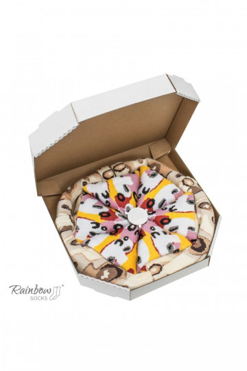 Varavīksnes zeķes  Pizza 4 Pāris