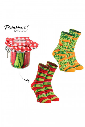 Varavīksnes zeķes   2 pāri 2