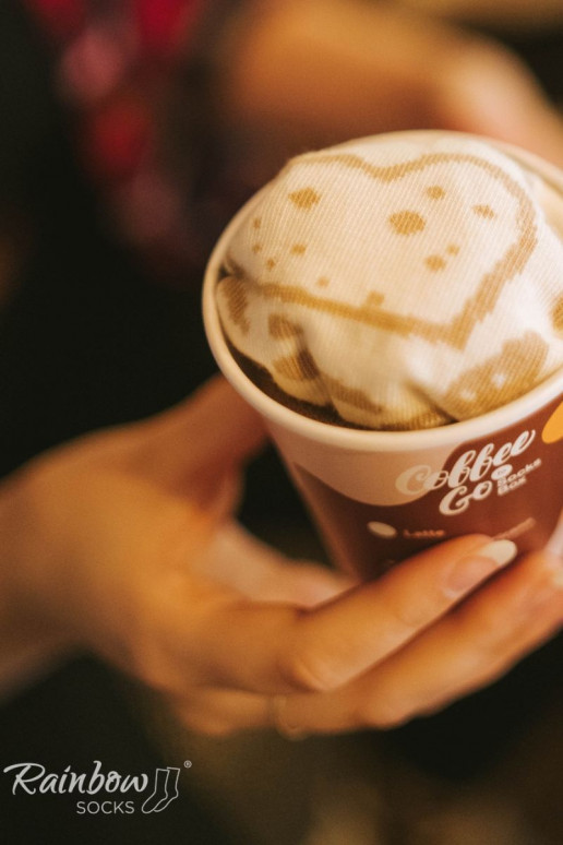 Varavīksnes zeķes   Cappuccino 1 Pāris Varavīksnes zeķes   Cappuccino 1 Pāris