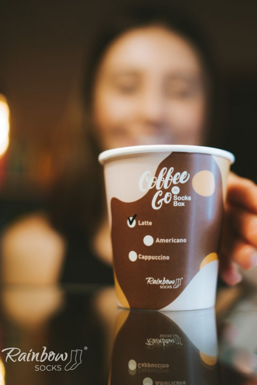 Varavīksnes zeķes  Caffe Latte 1 Pāris Varavīksnes zeķes  Caffe Latte 1 Pāris