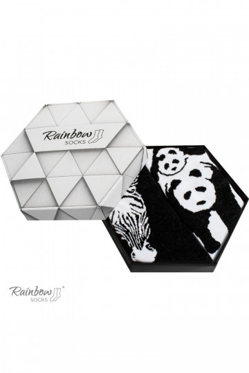 Varavīksnes zeķes   -baltas krāsas 2 pāri