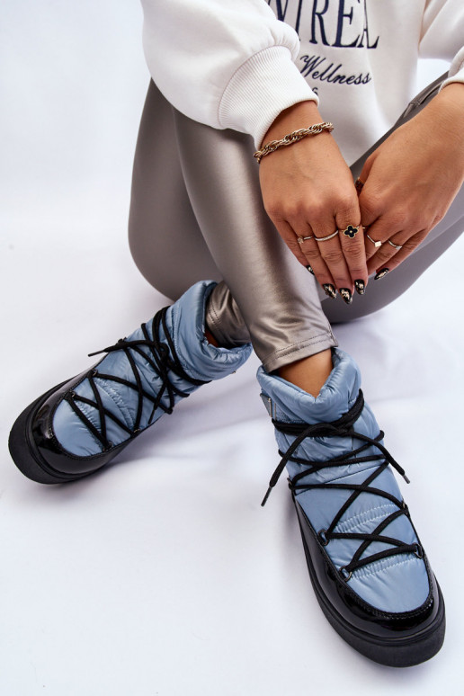 Stilīgasrnas sniega apavi šņorējami Zilas krāsas Carrios Stilīgasrnas sniega apavi šņorējami Zilas krāsas Carrios