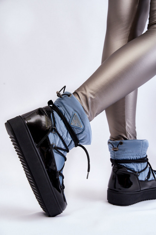 Stilīgasrnas sniega apavi šņorējami Zilas krāsas Carrios Stilīgasrnas sniega apavi šņorējami Zilas krāsas Carrios