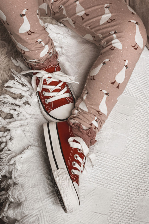 Klasiski bērnu sporta apavi sarkanas krāsas Filemon Klasiski bērnu sporta apavi sarkanas krāsas Filemon