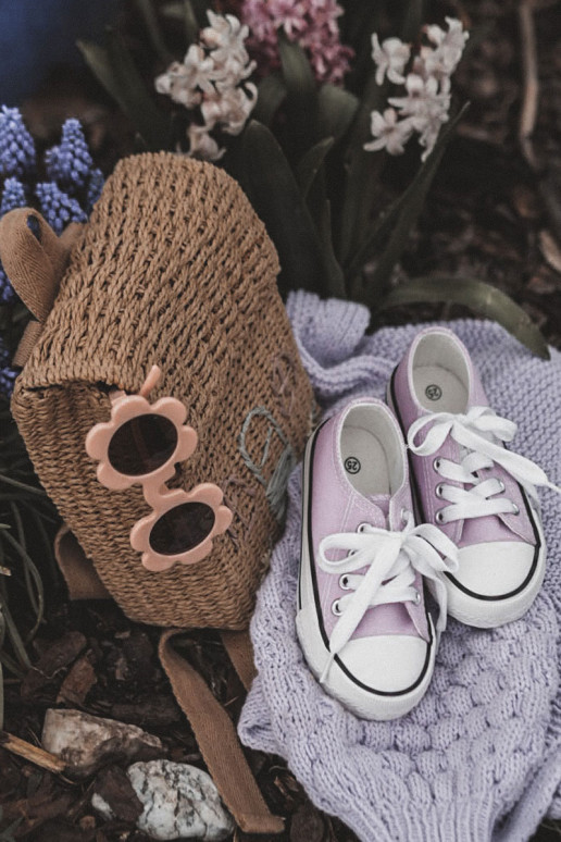 Klasiski bērnu sporta apavi Violeta krāsa Filemon