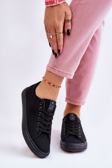 šņorējami Klasiska modeļa brīvā laika apavi melnas krāsas Eleya 2