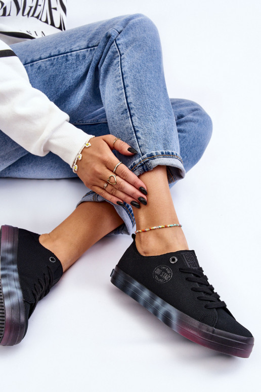 Sieviešu apavi  Big Star LL274239 melnas krāsas Sieviešu apavi  Big Star LL274239 melnas krāsas