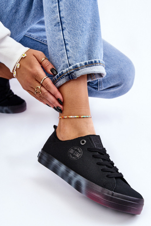 Sieviešu apavi  Big Star LL274239 melnas krāsas Sieviešu apavi  Big Star LL274239 melnas krāsas