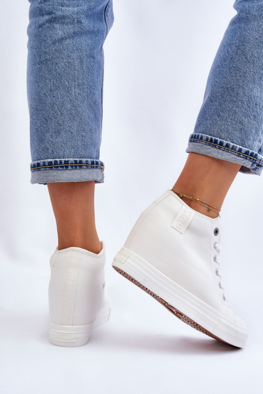 tõmblukuga  Big Star LL274035 baltas krāsas tõmblukuga  Big Star LL274035 baltas krāsas