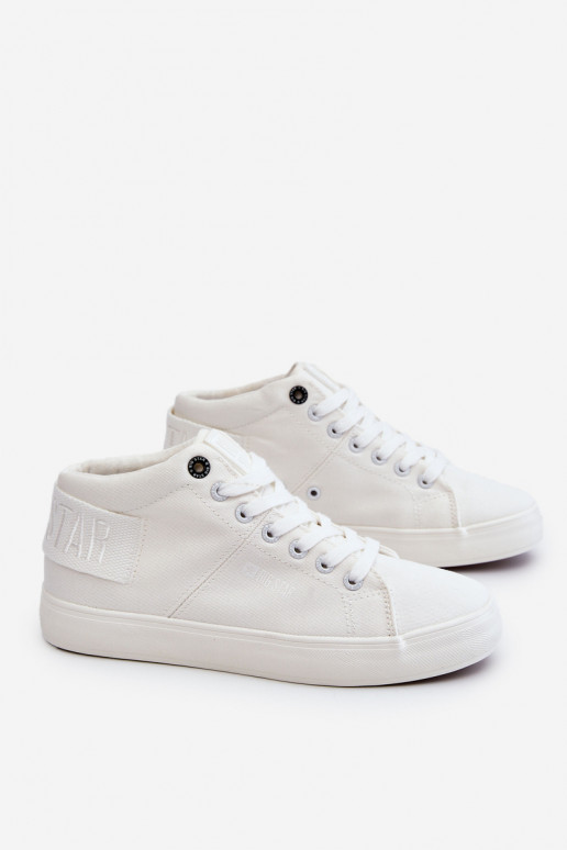 Klasiska modeļa tõmblukuga Big Star LL274002 baltas krāsas Klasiska modeļa tõmblukuga Big Star LL274002 baltas krāsas