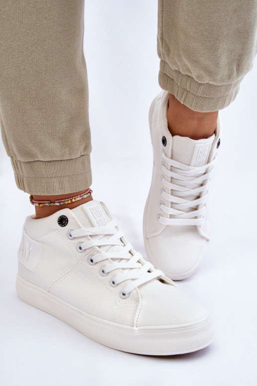 Klasiska modeļa tõmblukuga Big Star LL274002 baltas krāsas Klasiska modeļa tõmblukuga Big Star LL274002 baltas krāsas