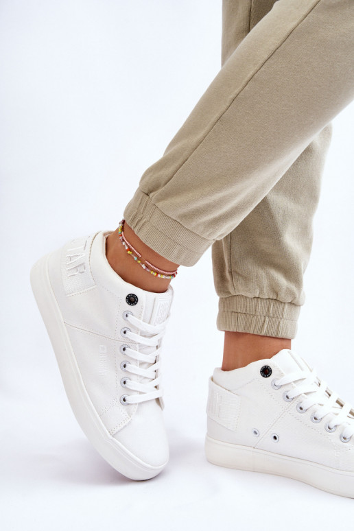 Klasiska modeļa tõmblukuga Big Star LL274002 baltas krāsas Klasiska modeļa tõmblukuga Big Star LL274002 baltas krāsas