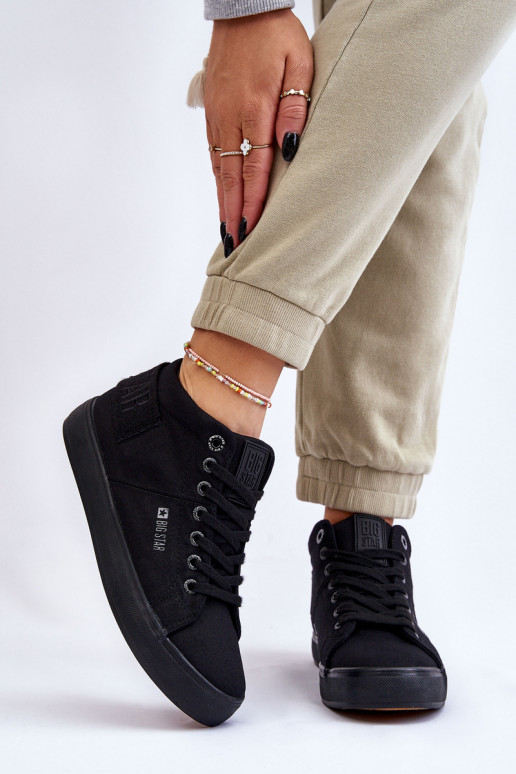 Klasiska modeļa tõmblukuga Big Star LL274001 melnas krāsas Klasiska modeļa tõmblukuga Big Star LL274001 melnas krāsas