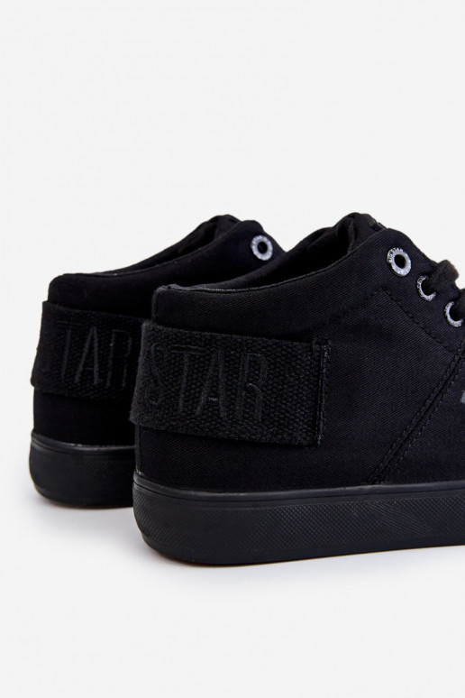 Klasiska modeļa tõmblukuga Big Star LL274001 melnas krāsas Klasiska modeļa tõmblukuga Big Star LL274001 melnas krāsas