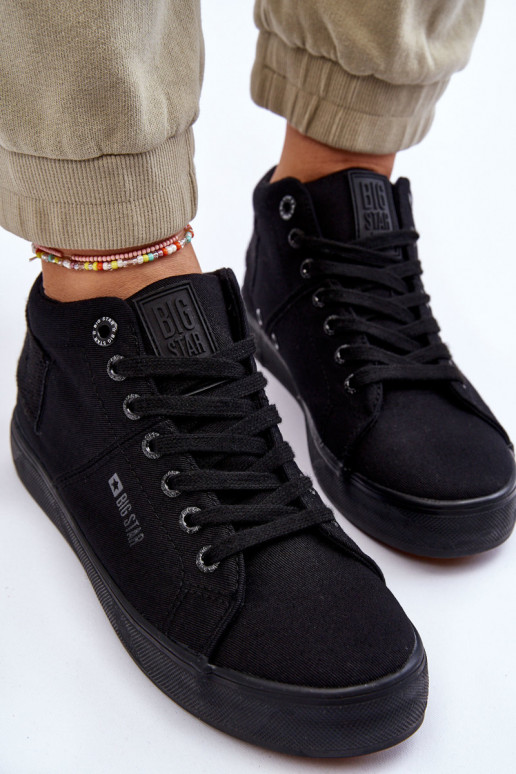 Klasiska modeļa tõmblukuga Big Star LL274001 melnas krāsas Klasiska modeļa tõmblukuga Big Star LL274001 melnas krāsas