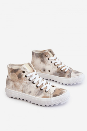 sieviešu puszābaki  Big Star LL274047 Baltas-Zaļas krāsas 2