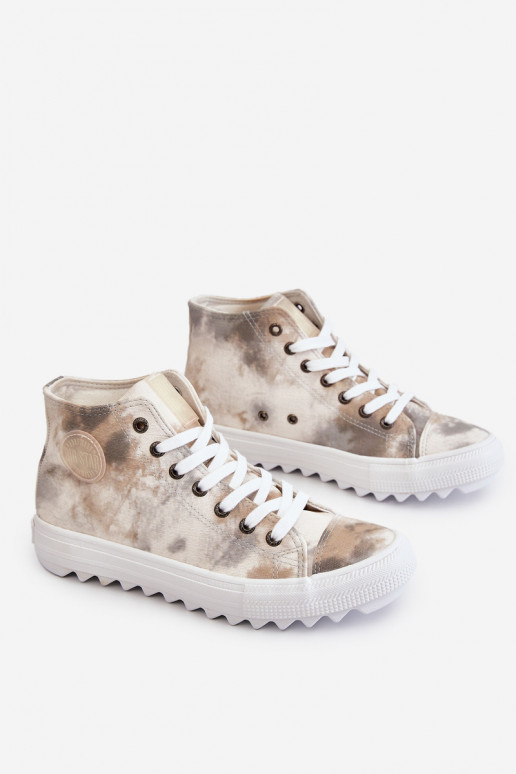 sieviešu puszābaki  Big Star LL274047 Baltas-Zaļas krāsas sieviešu puszābaki  Big Star LL274047 Baltas-Zaļas krāsas