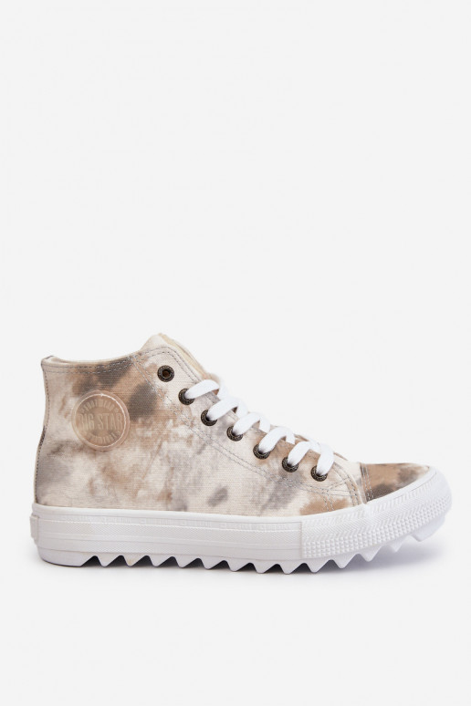 sieviešu puszābaki  Big Star LL274047 Baltas-Zaļas krāsas sieviešu puszābaki  Big Star LL274047 Baltas-Zaļas krāsas