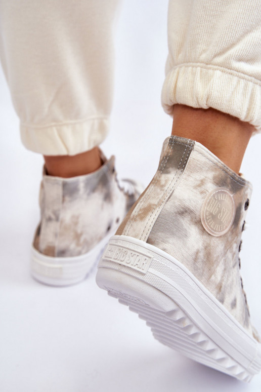 sieviešu puszābaki  Big Star LL274047 Baltas-Zaļas krāsas sieviešu puszābaki  Big Star LL274047 Baltas-Zaļas krāsas