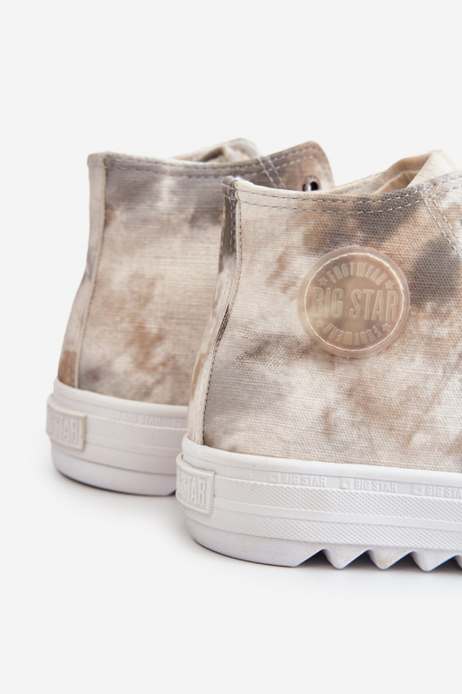 sieviešu puszābaki  Big Star LL274047 Baltas-Zaļas krāsas sieviešu puszābaki  Big Star LL274047 Baltas-Zaļas krāsas