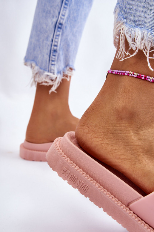 Čības Big Star LL274425 Gaiši sārtas krāsas