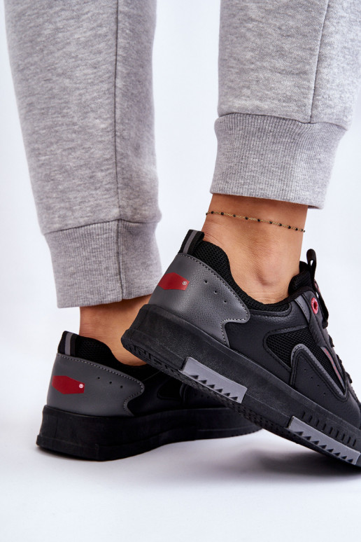 Sneakers modeļa apavi Cross Jeans LL2R4012C melnas krāsas Sneakers modeļa apavi Cross Jeans LL2R4012C melnas krāsas