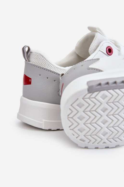 Sneakers modeļa apavi Cross Jeans LL2R4011C baltas krāsas Sneakers modeļa apavi Cross Jeans LL2R4011C baltas krāsas