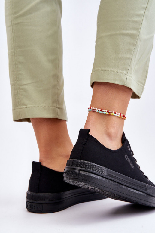 šņorējami Sporta apavi Big Star LL274967 melnas krāsas šņorējami Sporta apavi Big Star LL274967 melnas krāsas