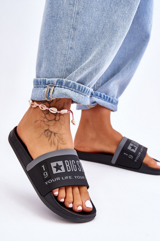 Vieglas čības Big Star LL274732 melnas krāsas