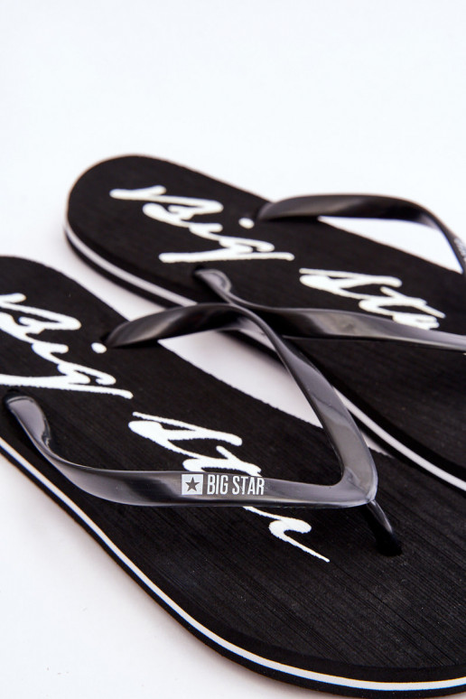 Čības modernas iešļūcenes Big Star LL274761 melnas krāsas