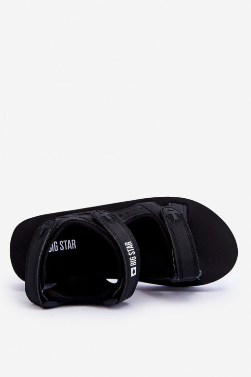 Sportiska stila sandales ar platformu Big Star LL274789 melnas krāsas Sportiska stila sandales ar platformu Big Star LL274789 melnas krāsas