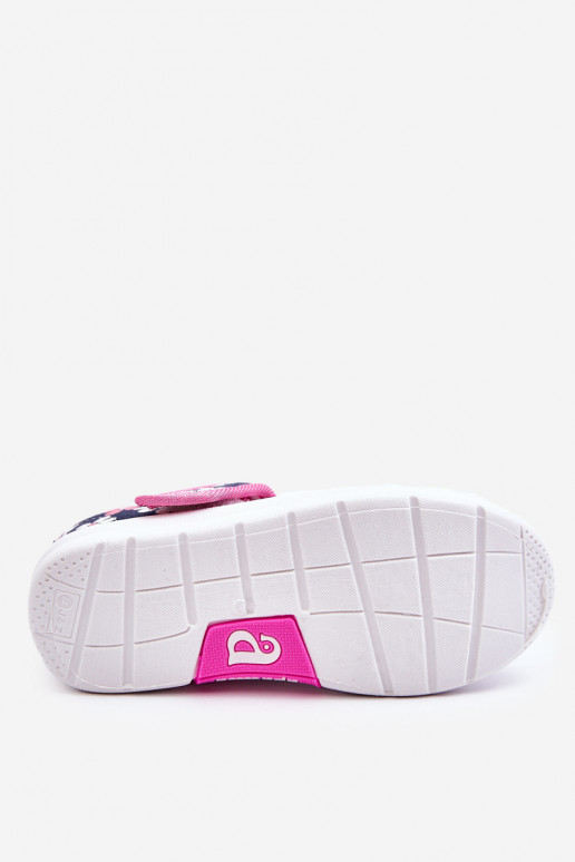 Bērnu balerīnas ar ziedu rakstiem Zilas krāsas-Rozā krāsas Noah