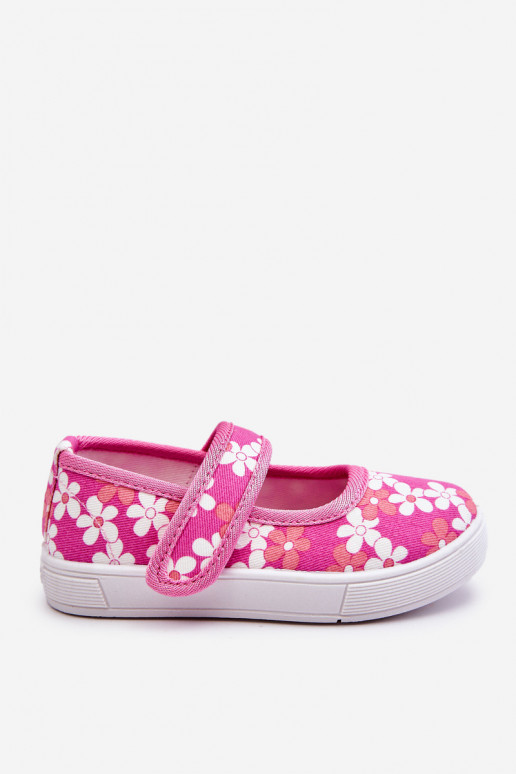 Bērnu balerīnas ar ziedu rakstiem Rozā krāsas Noah
