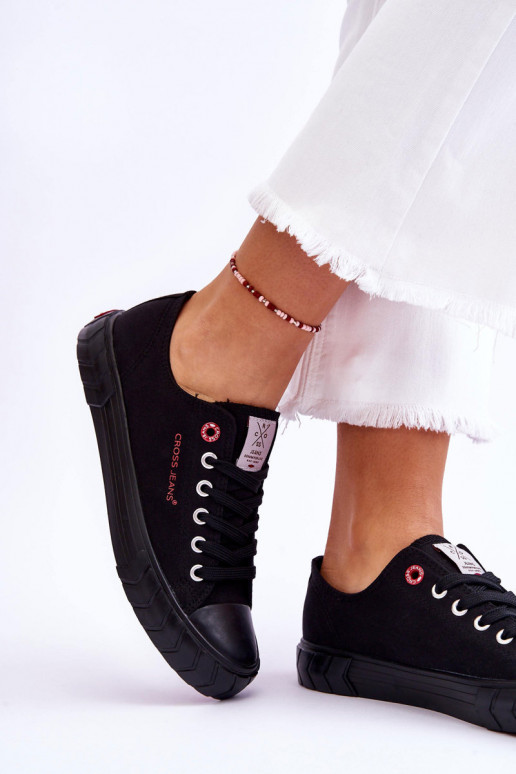 Klasiska modeļa Sieviešu apavi Cross Jeans LL2R4051 melnas krāsas Klasiska modeļa Sieviešu apavi Cross Jeans LL2R4051 melnas krāsas